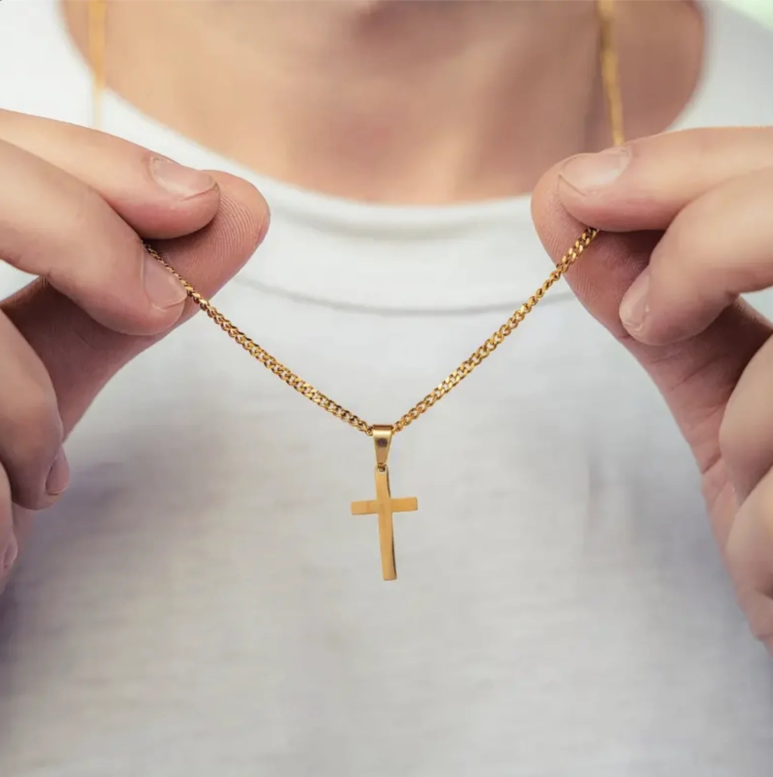 Croix or pendentif