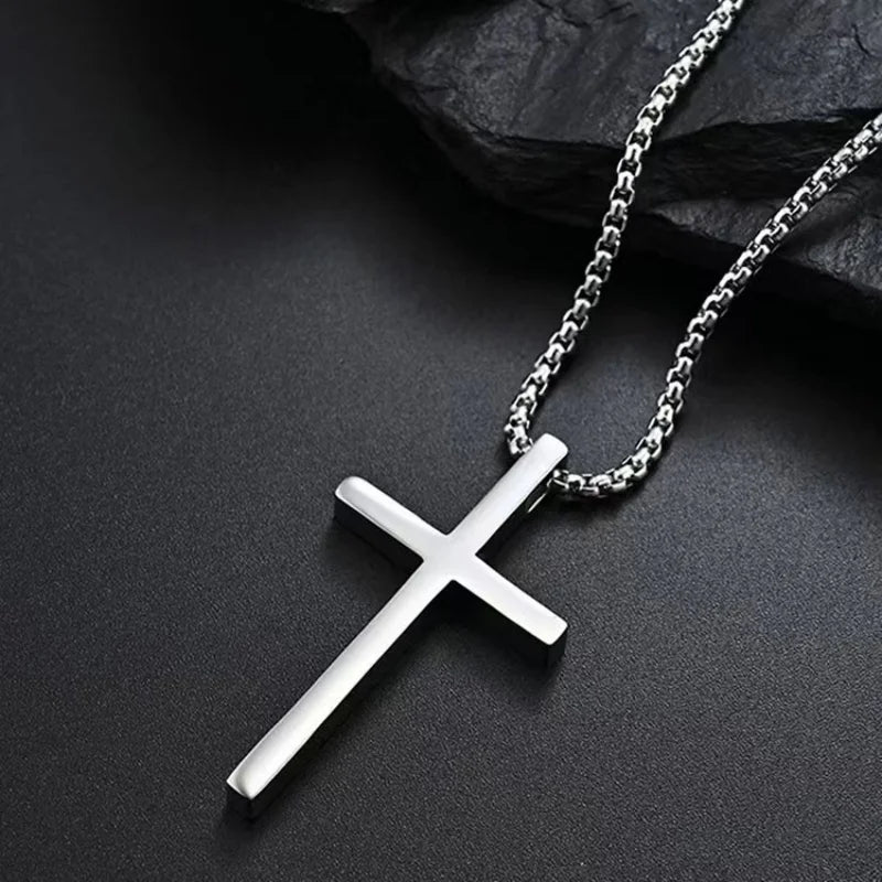 Pendentif croix argent
