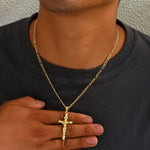 Pendentif croix plaqué or - Vignette | Vera Croix