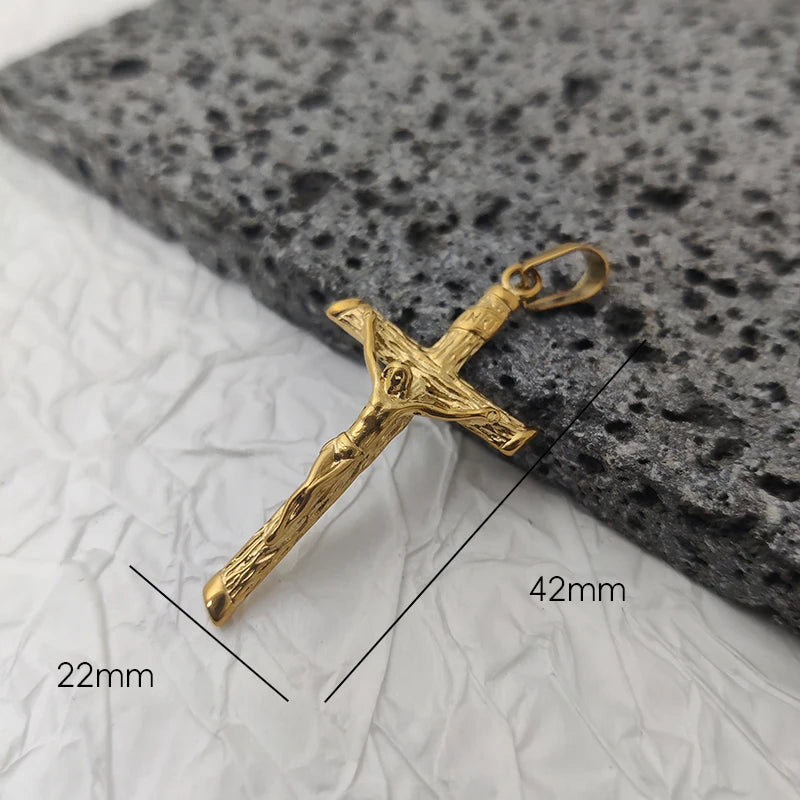 Pendentif en or croix